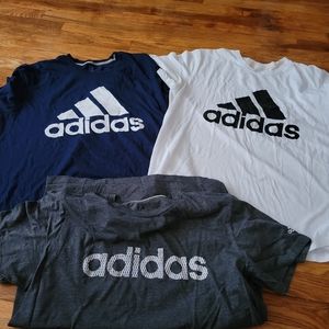 Lot 3 adidas mens size xl tshirts EUC